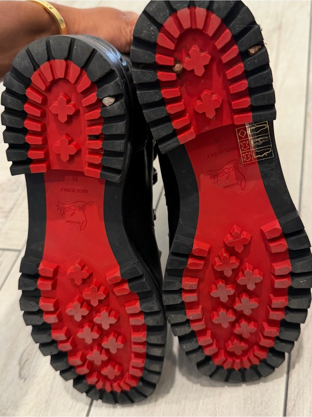 Christian LOUBOUTIN Moto Boots - Picture 10 of 13